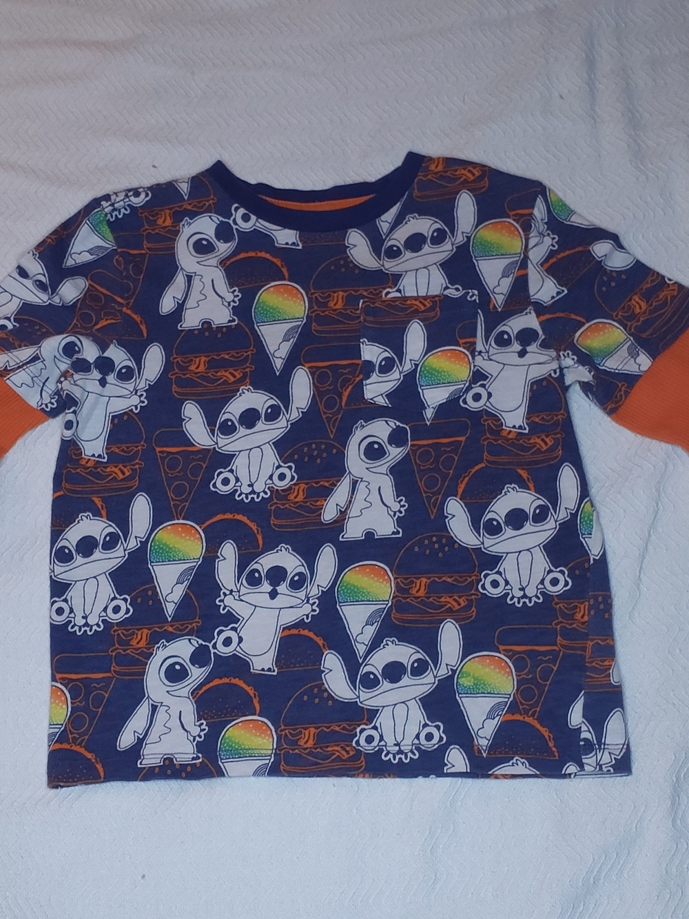 Disney Stitch Long Sleeve Kids S 6-7